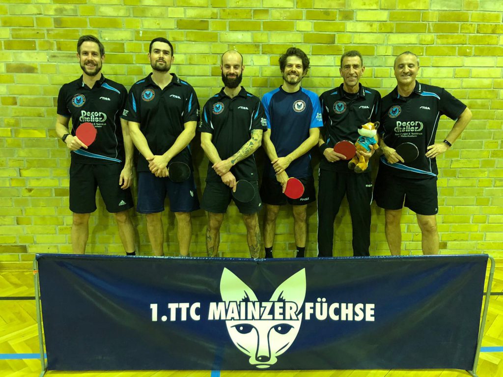 Erste Mannschaft der Mainzer Füchse